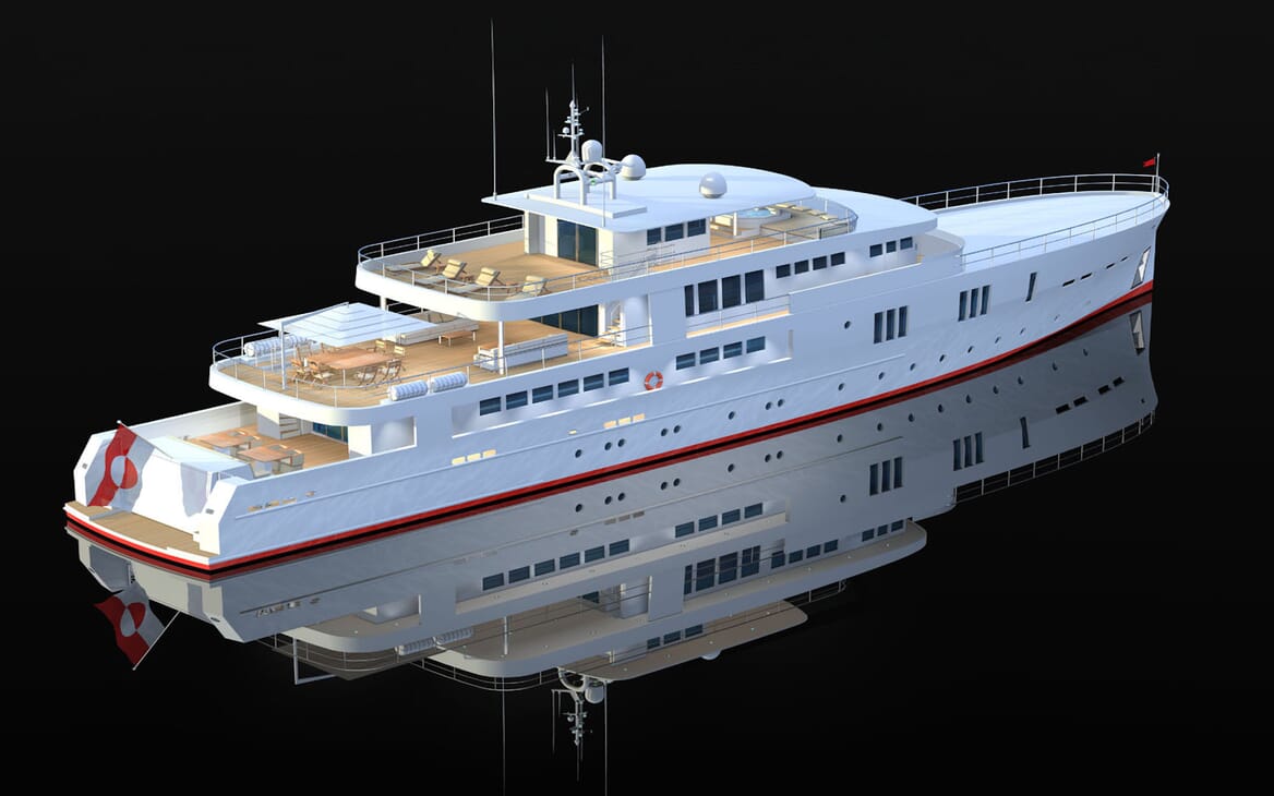 Motor Yacht OCEA X 47 exterior plan