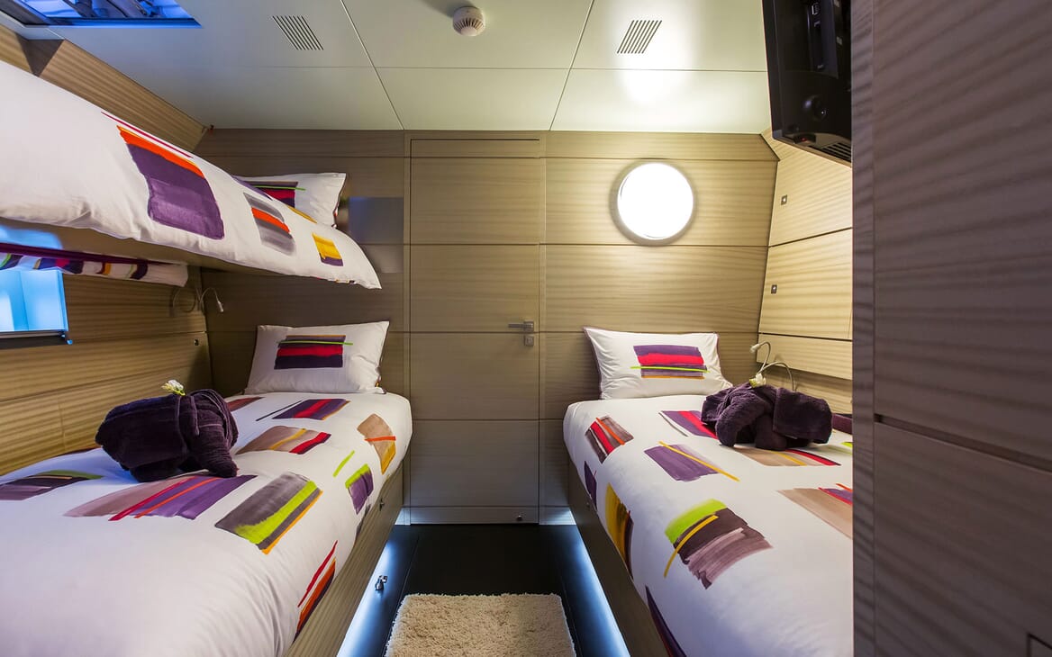 Sailing Yacht HUTIANE Guest Stateroom