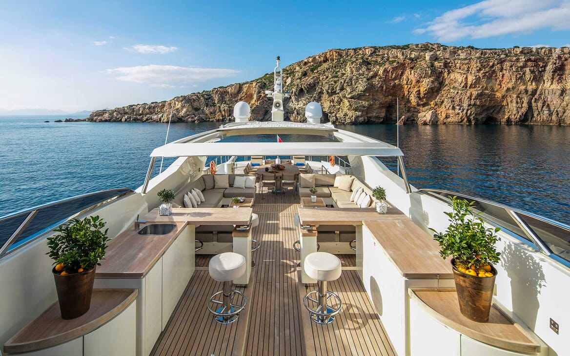 Motor Yacht Rini flydeck