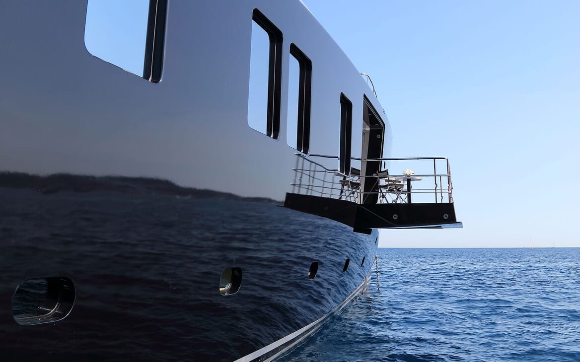 Motor Yacht OKTO Fold Down Deck Space