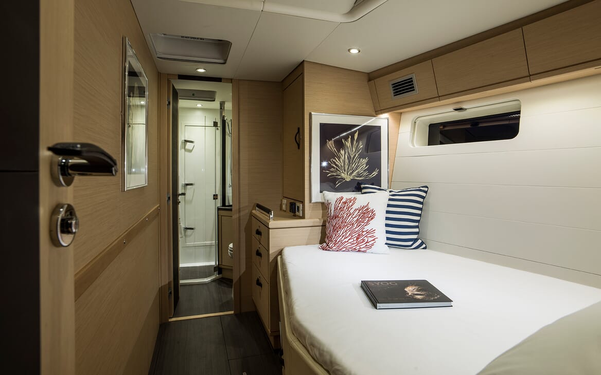 Sailing Yacht Thea guest cabin