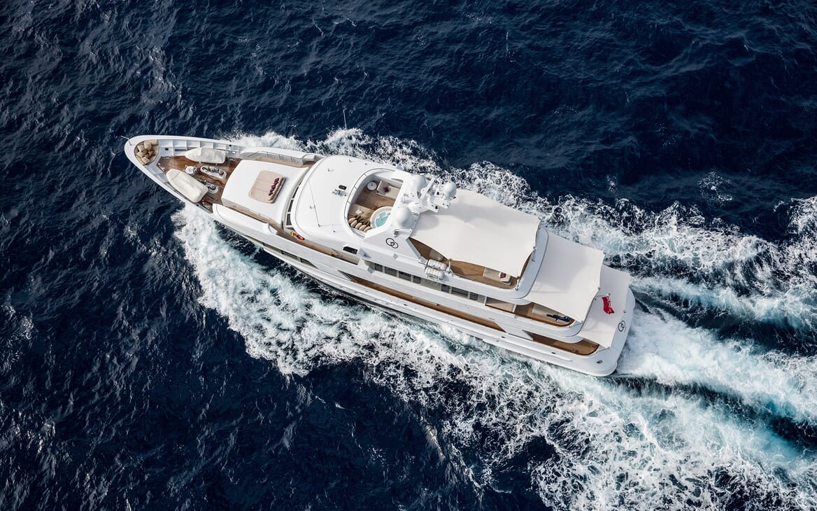 Motor Yacht Go aerial