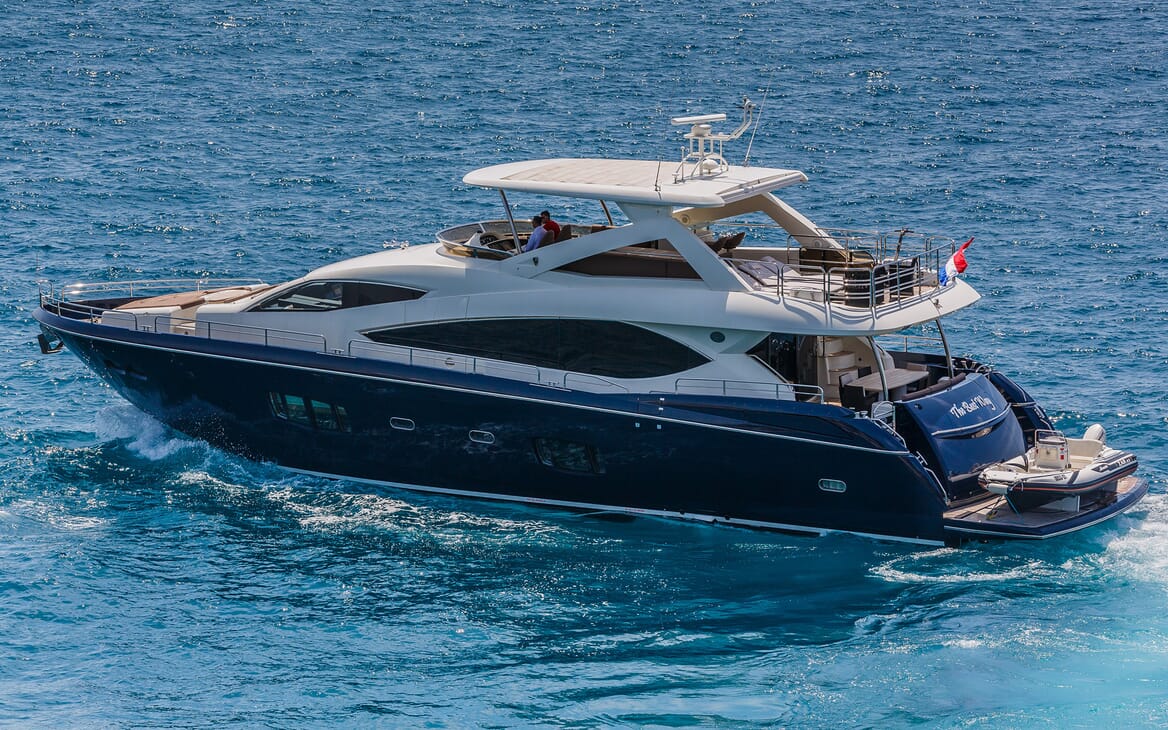 Motor Yacht The Best Way Aerial Side Profile