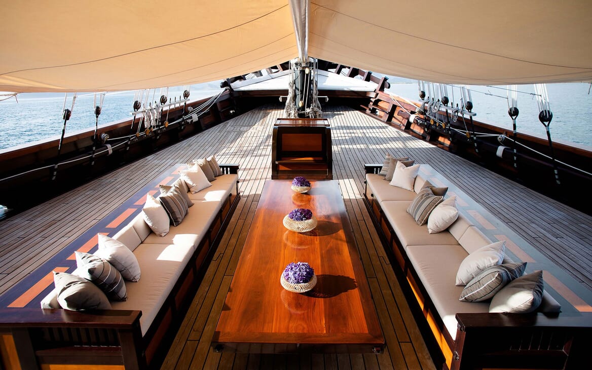 Sailing Yacht DUNIA BARU On Deck Seating