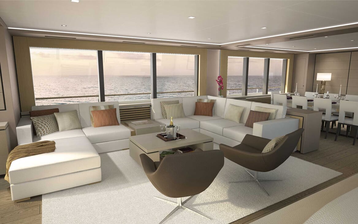 Motor Yacht Darnet 38m saloon