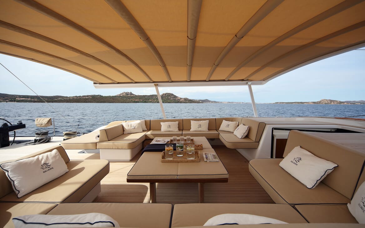 Sailing Yacht SOLLEONE Sun Deck Top Up