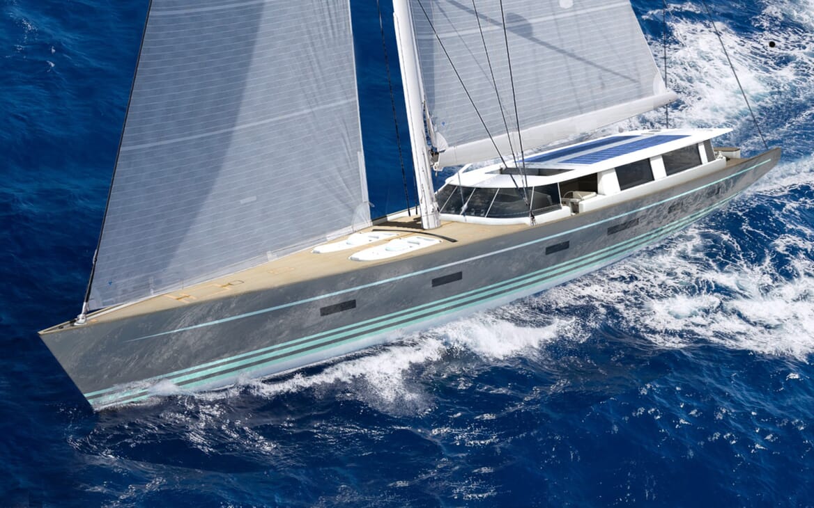 Sailing Yacht Beiderbeck under sail