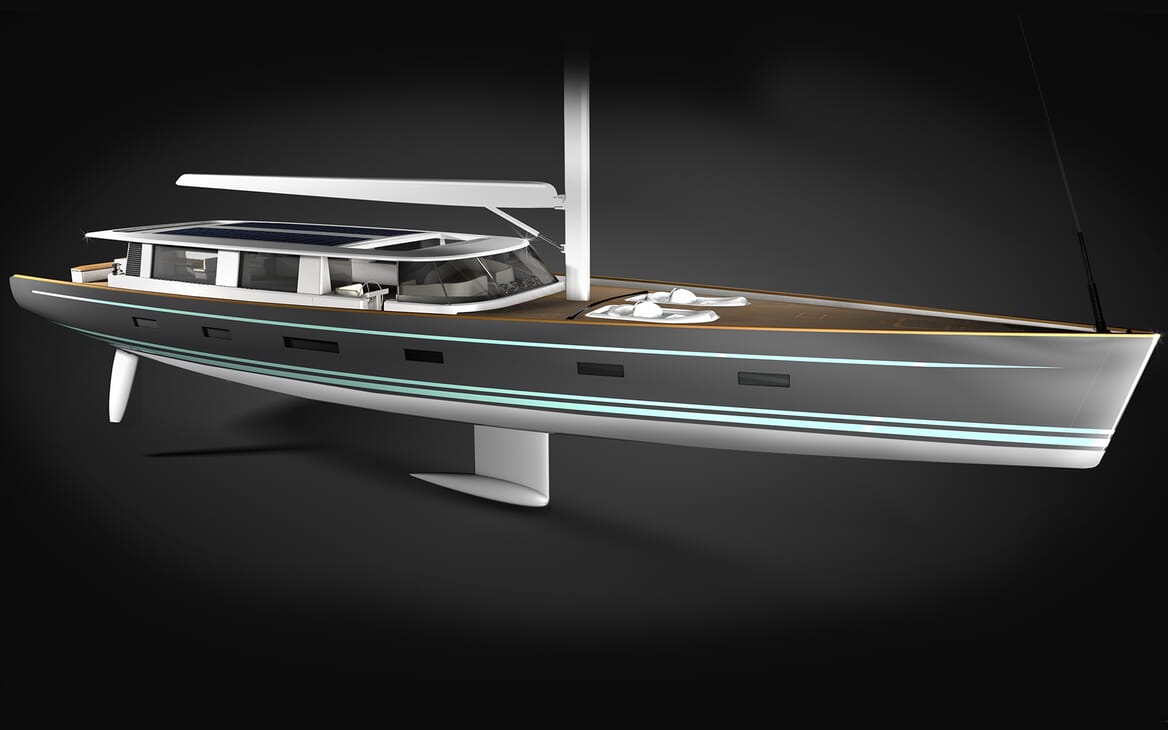 Sailing Yacht Beiderbeck model
