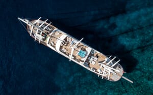Sailing Yacht Meira aerial