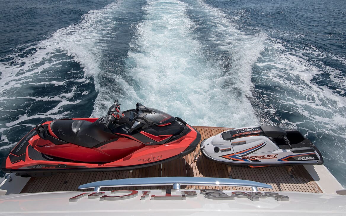 Motor Yacht SABBATICAL Aft Deck Toys