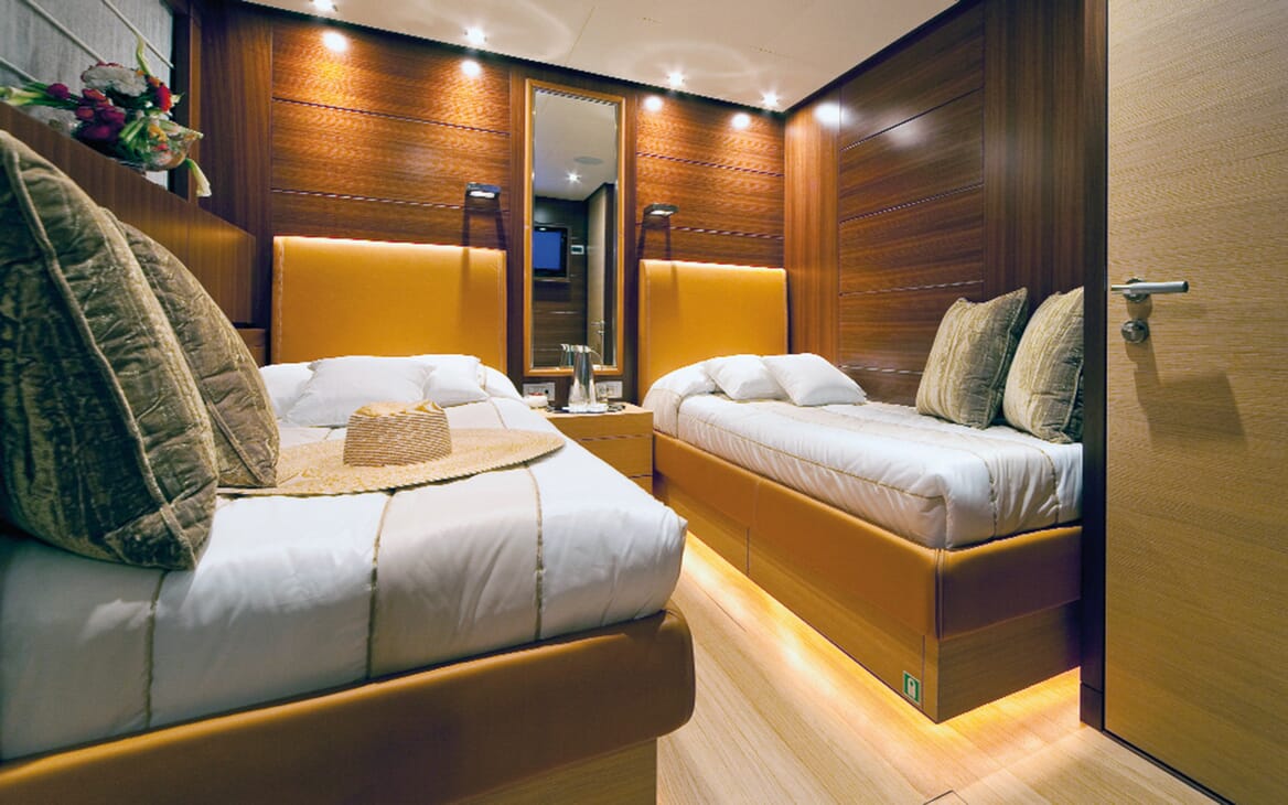 Motor Yacht Soiree twin cabin
