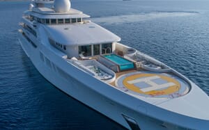 Motor Yacht ELEMENTS Exterior Bow Helipad