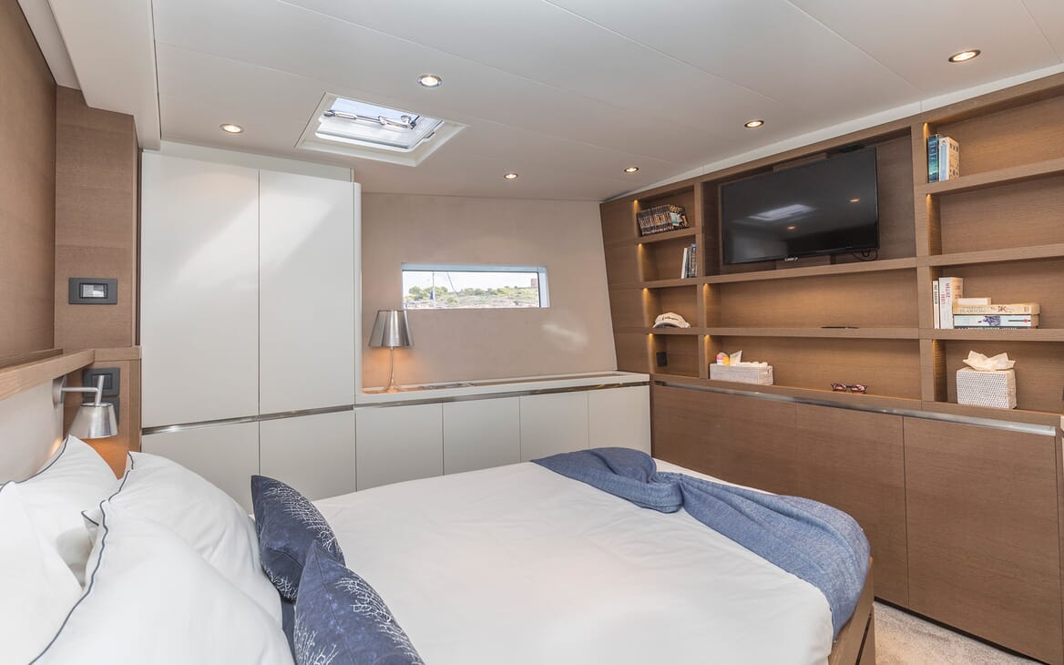 Sailing Yacht Allegro master stateroom