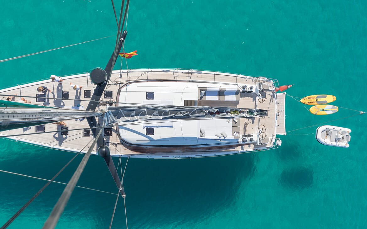 Sailing Yacht Allegro aerial