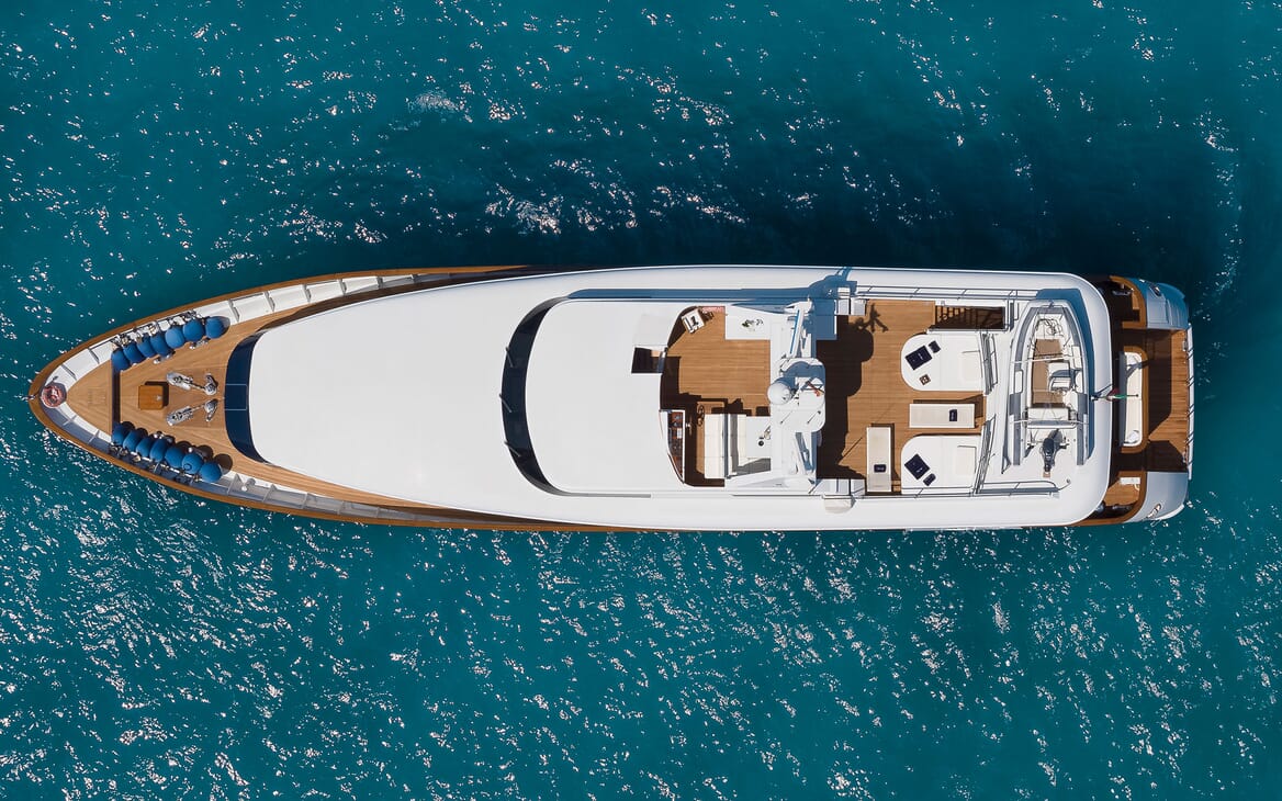 Motor Yacht BLUE MAGIC Aerial View