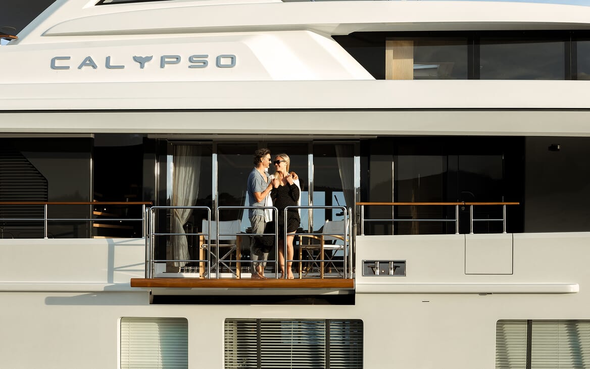 Motor Yacht Calypso Balcony