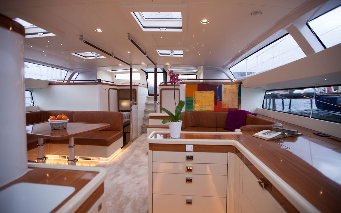 Sailing Yacht Bliss 2 galley