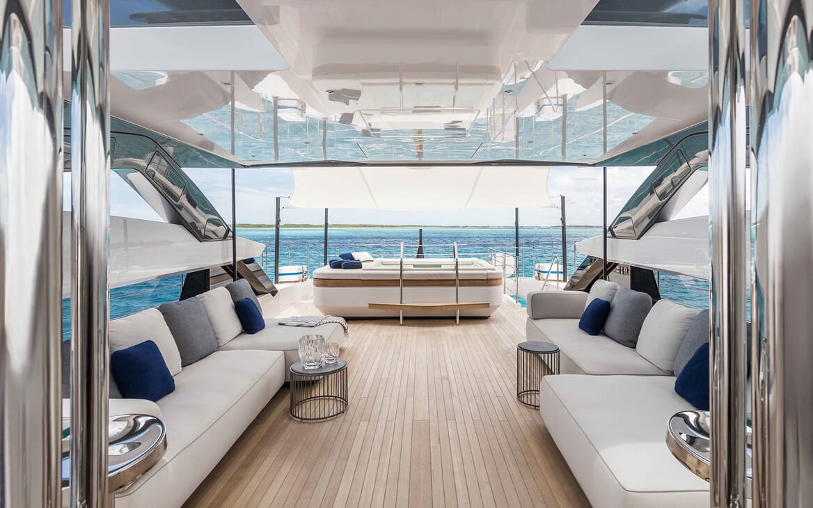Motor Yacht VISTA BLUE Sun Deck
