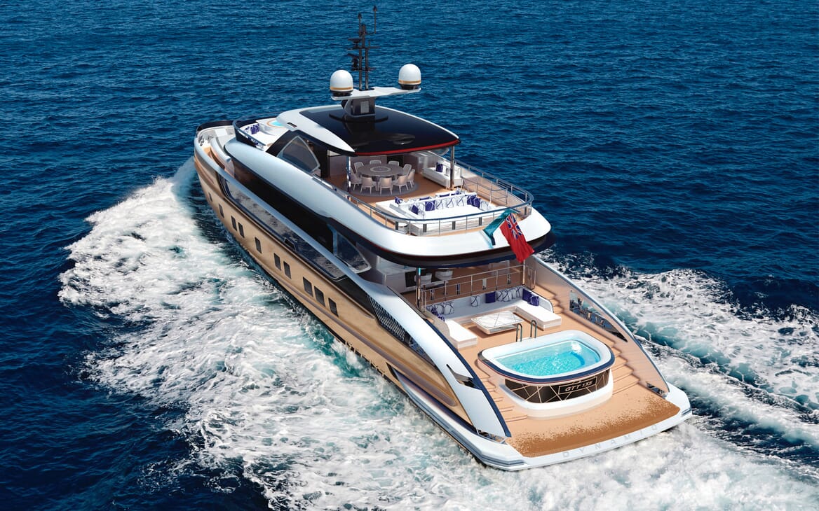Motor Yacht Dynamiq 135 Saloon and Dining