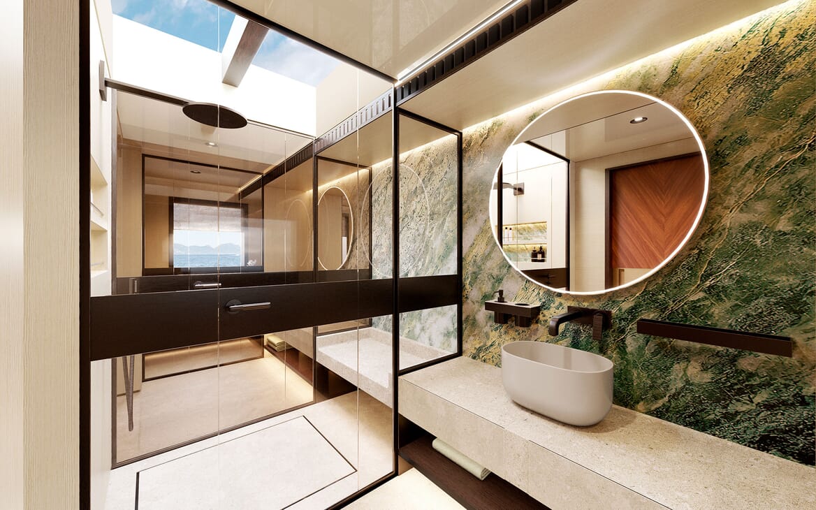 Motor Yacht Dynamiq GTT 165 Stateroom Balcony