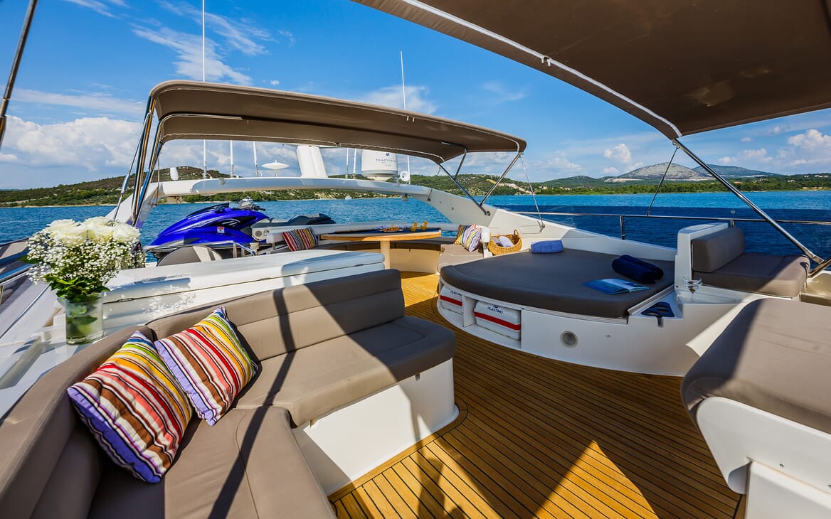 Motor Yacht Quo Vadis I Sun Deck Seating