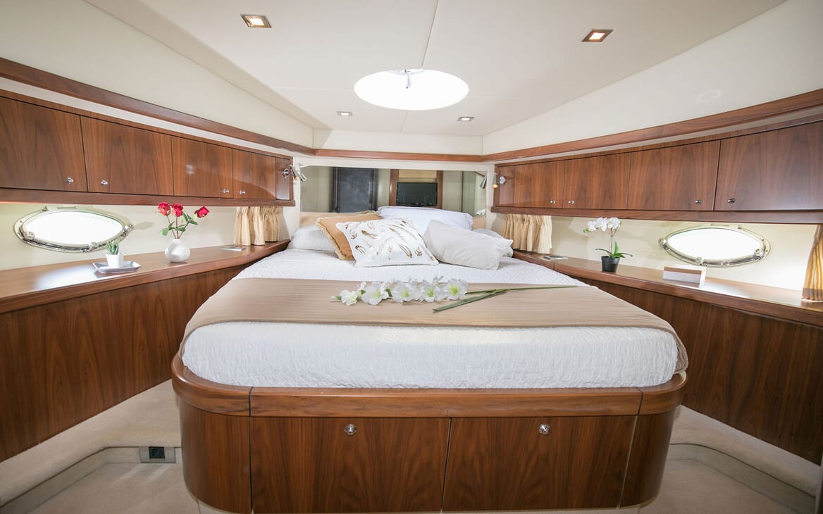 Motor Yacht MEDITERRANI IV Full Beam Guest Double Stateroom]