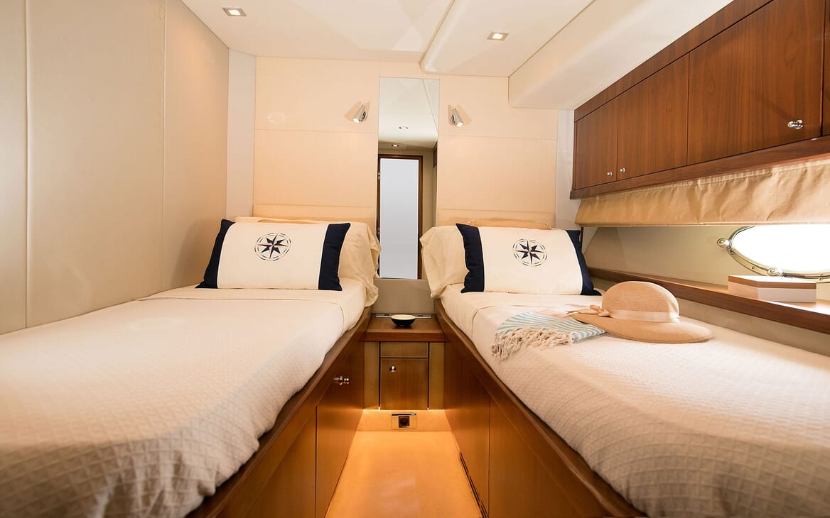 Motor Yacht MEDITERRANI IV Twin Guest Stateroom