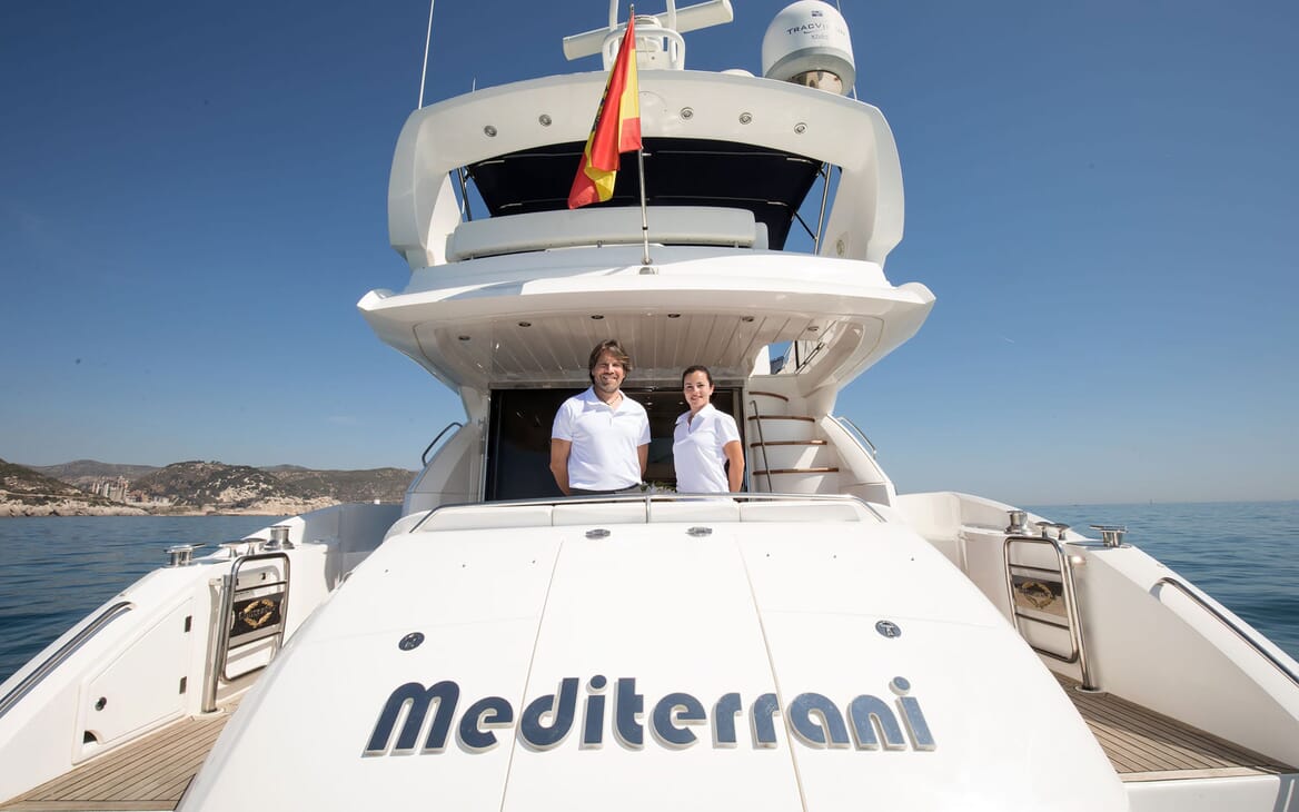 Motor Yacht MEDITERRANI IV Aft Deck Crew