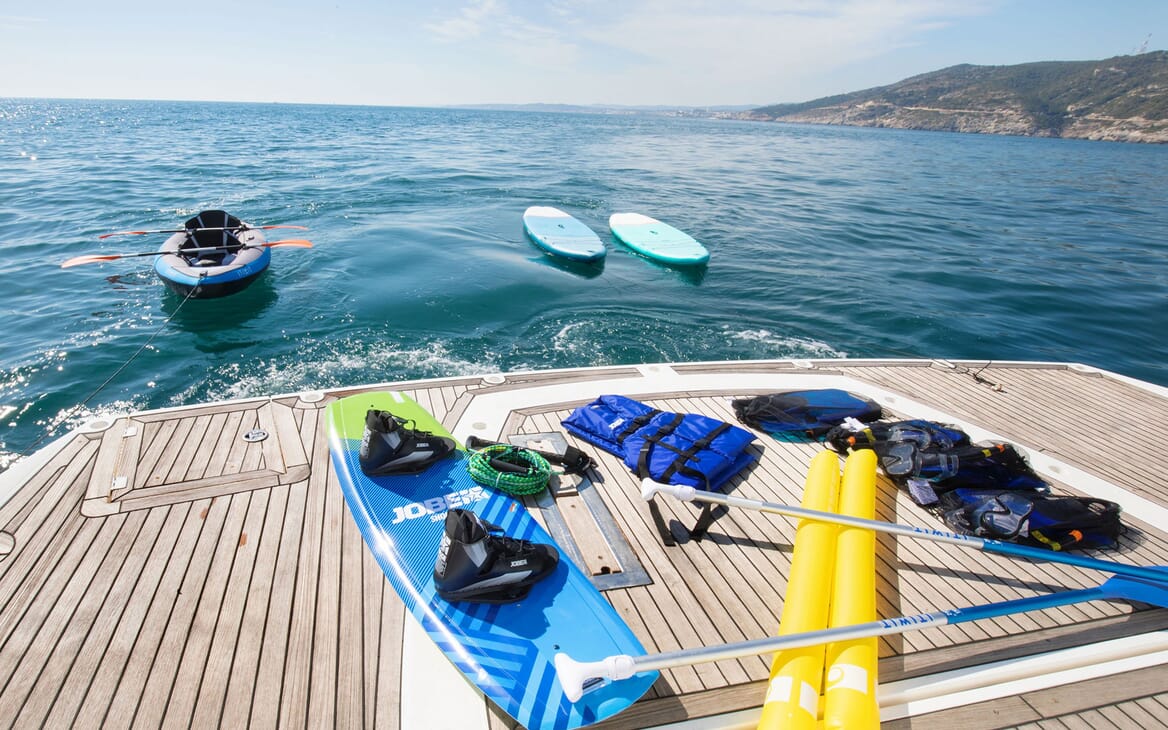 Motor Yacht MEDITERRANI IV Swim Platform and Toys