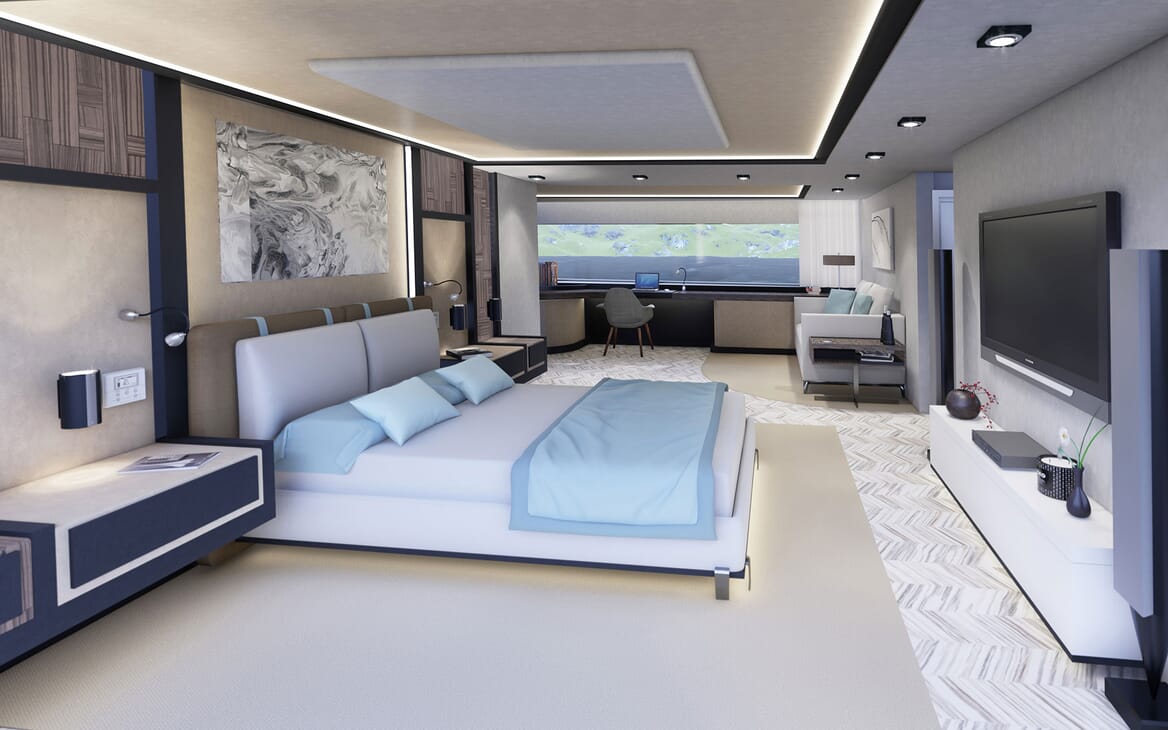 Motor Yacht PROJECT SAPPHIRE Double Stateroom