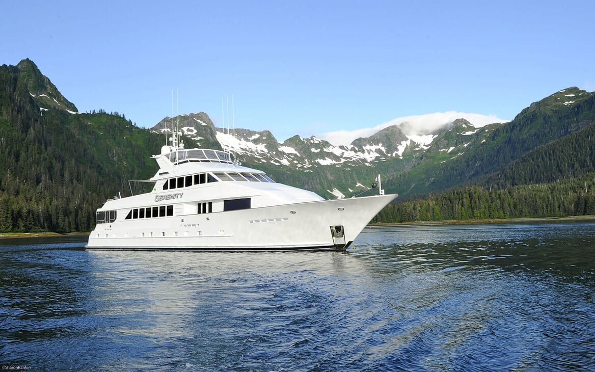 Motor Yacht SERENITY 122 Exterior Bow View