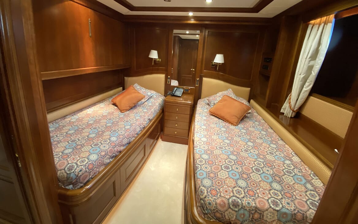 Motor Yacht TURK'S Second Twin Stateroom