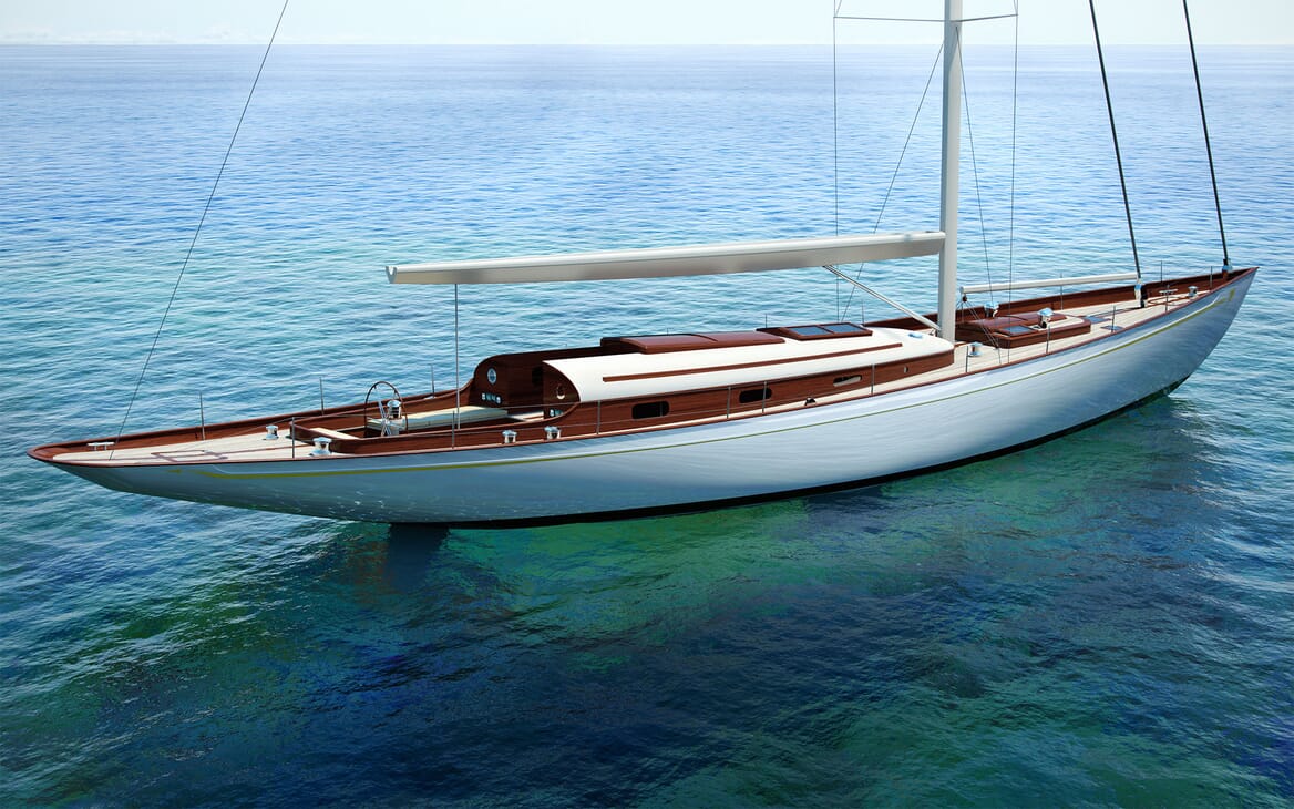 Sailing Yacht FARILIE Profile Rendering