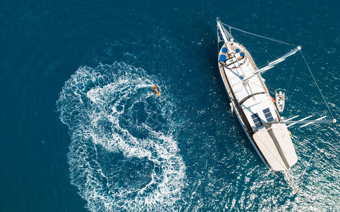 Sailing Yacht S NUR TAYLAN Jetski