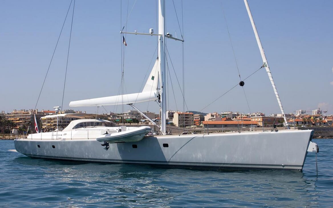 Sailing Yacht Sindonemo anchored