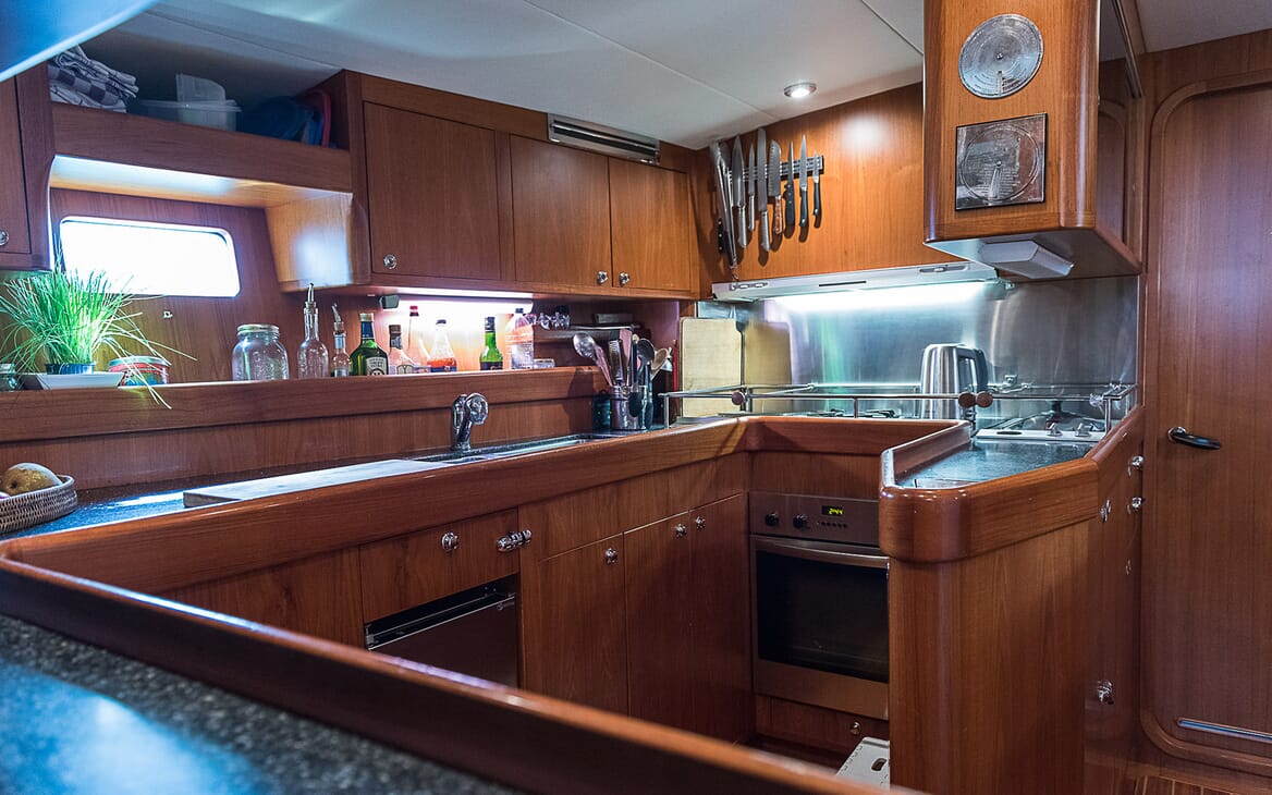 Sailing Yacht Sindonemo galley