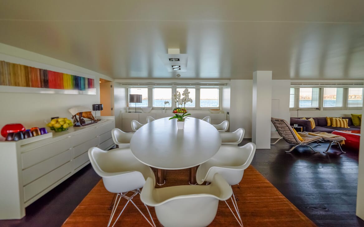 Motor Yacht Berzinc Dining Table 2