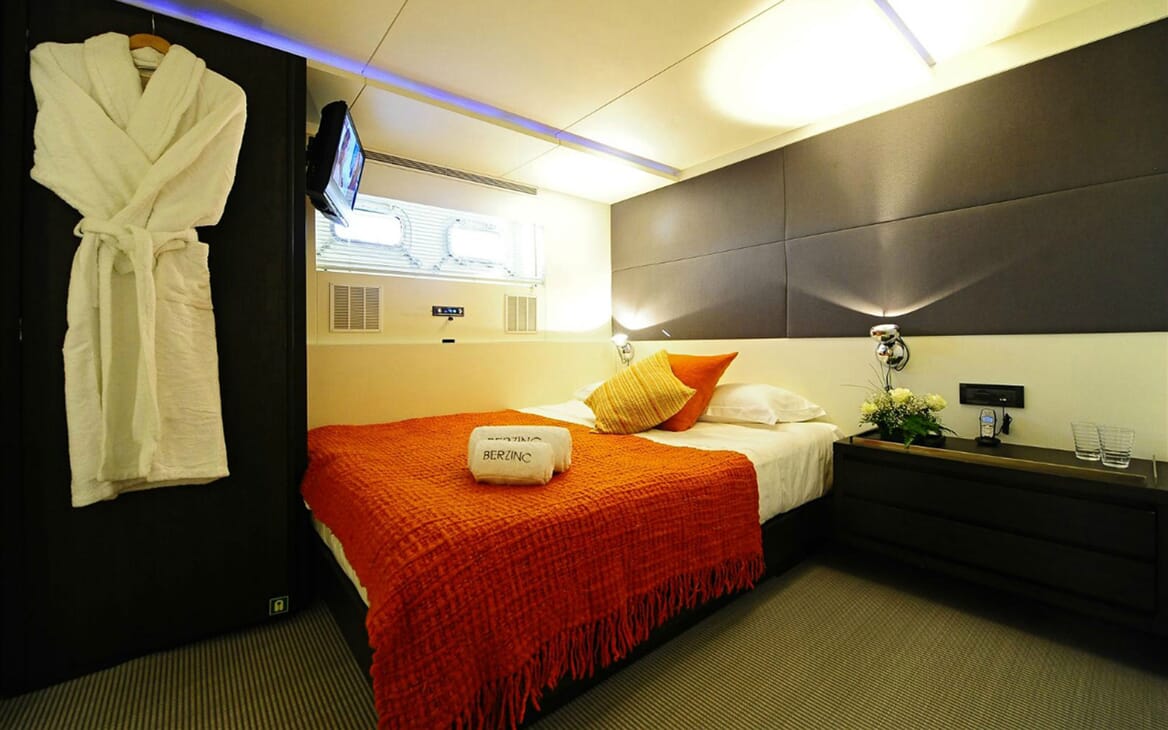 Motor Yacht Berzinc Double Guest Stateroom