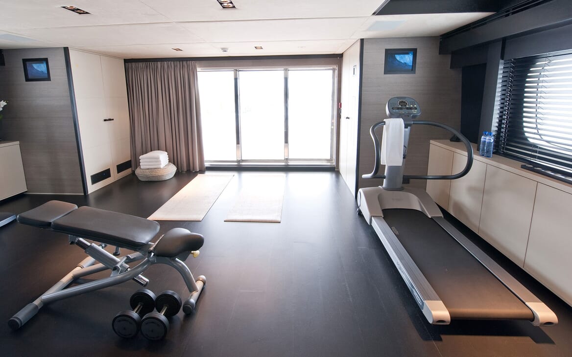 Motor Yacht Latitude gym