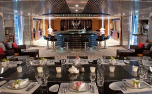 Sailing Yacht Maltese Falcon al fresco dining