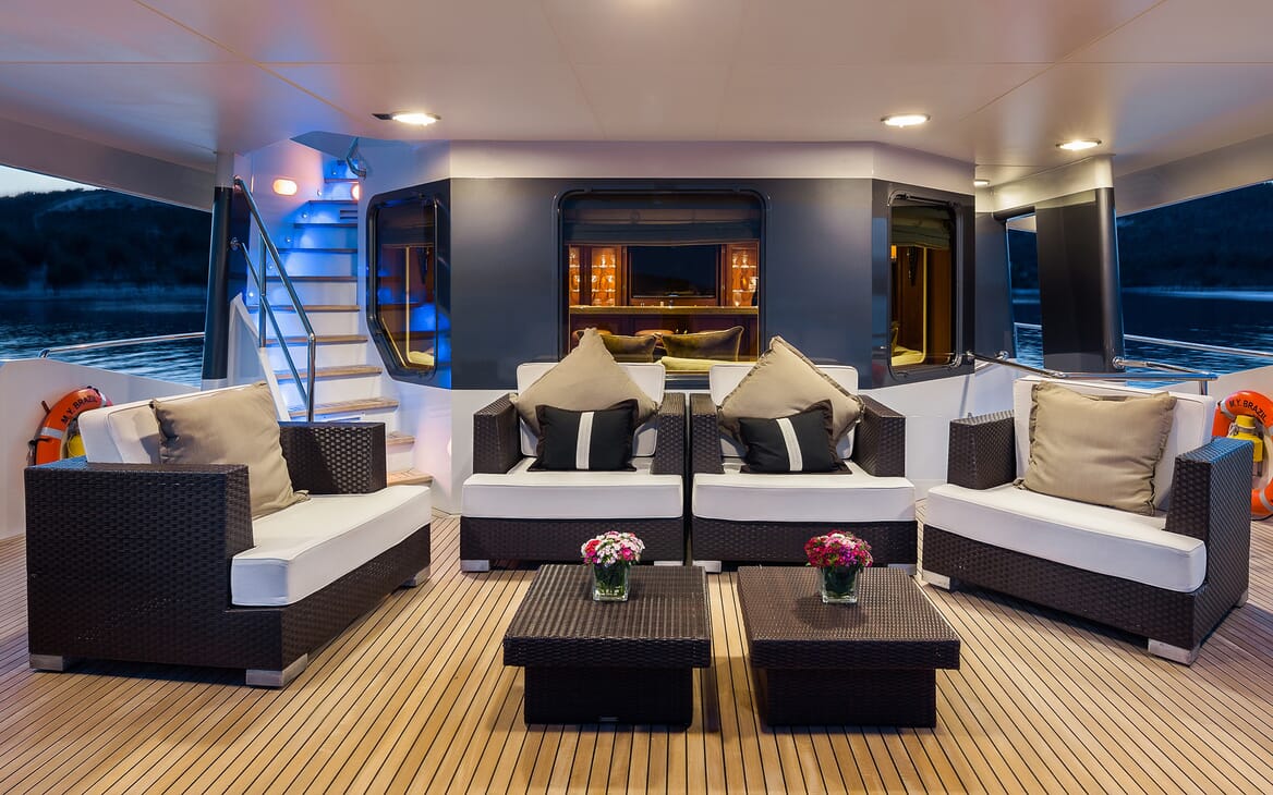 Motor Yacht Brazil deck