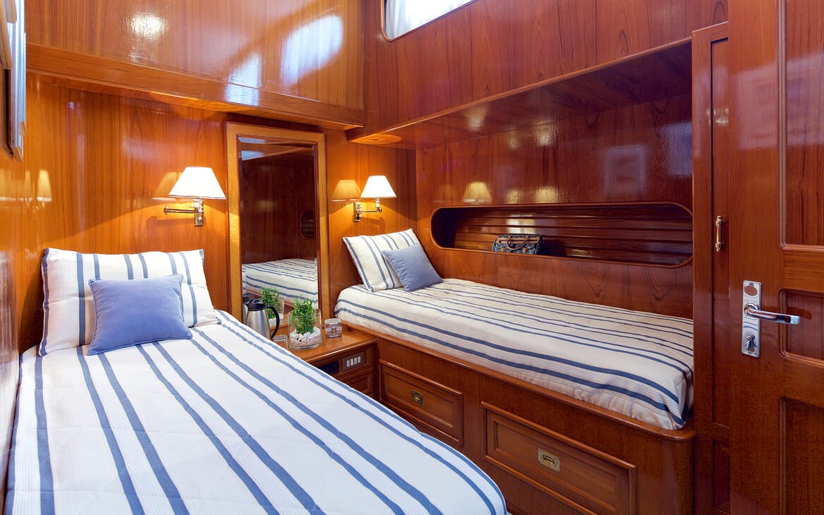 Sailing Yacht Hermina twin cabin