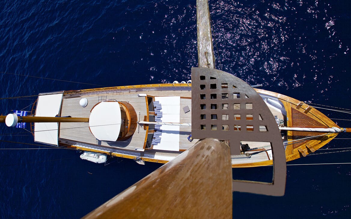 Sailing Yacht Hermina aerial