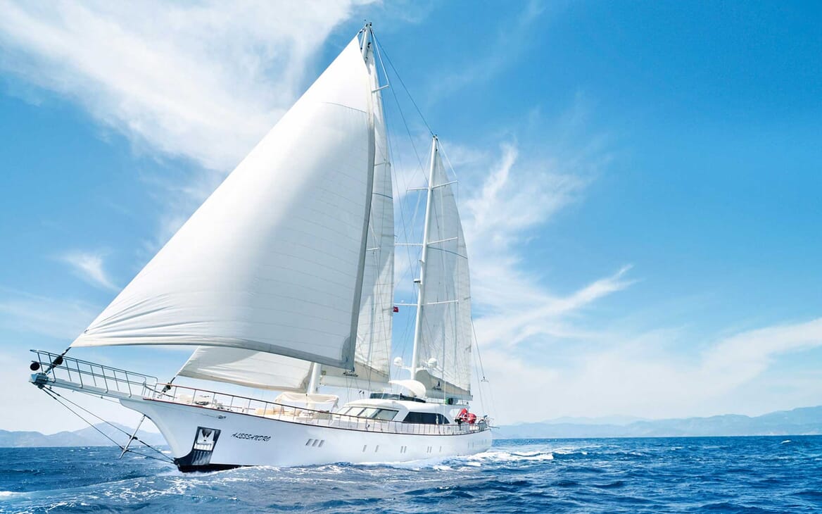 Sailing Yacht Alessandro sailing