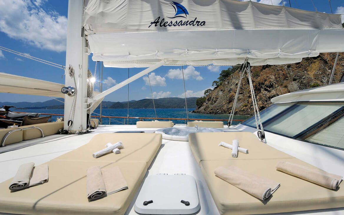 Sailing Yacht Alessandro deck