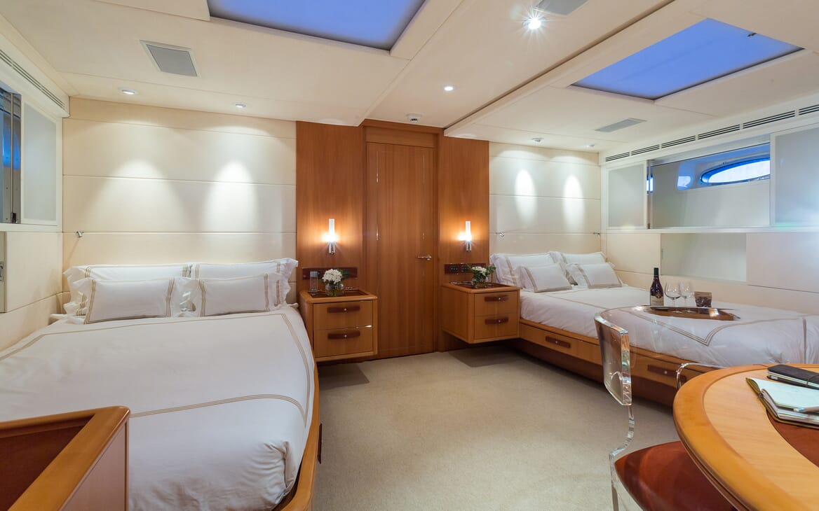 Sailing Yacht A Sulana Twin Double Stateroom