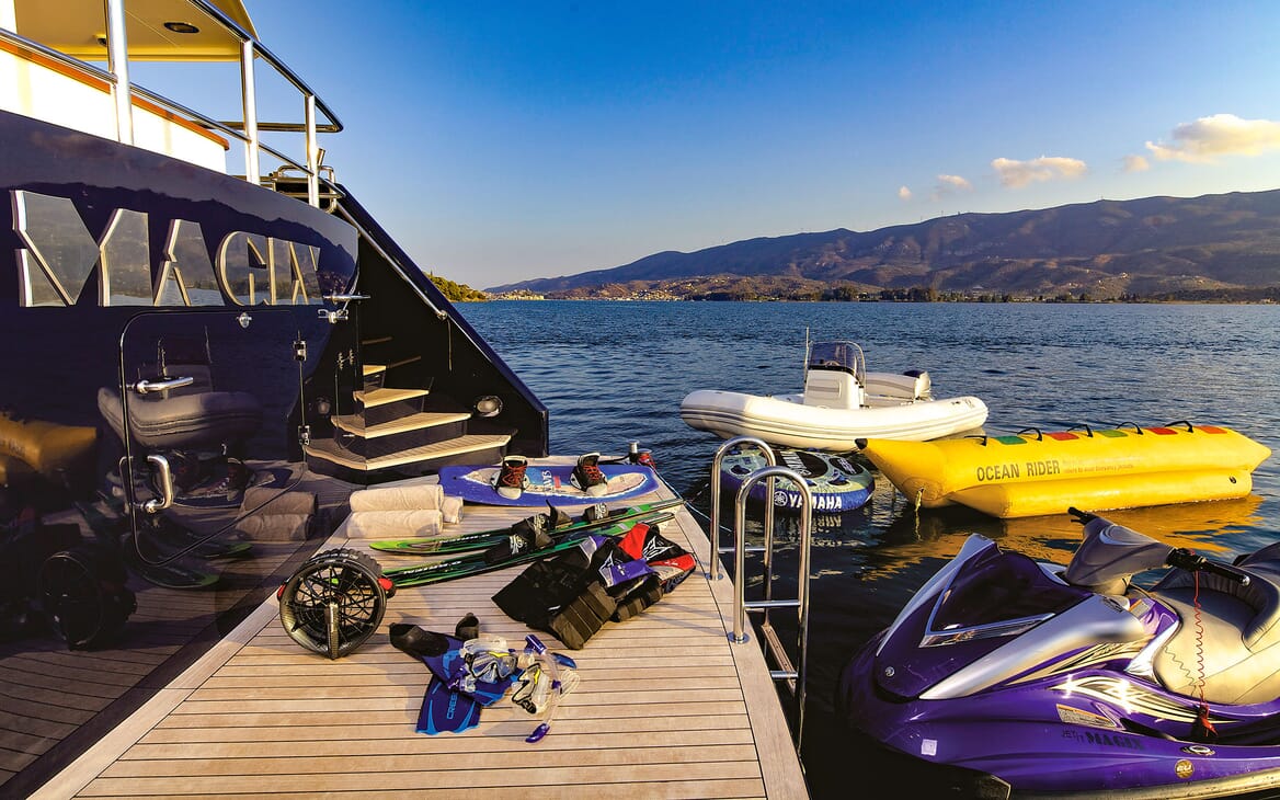 Motor Yacht MAGIX Aft Toys