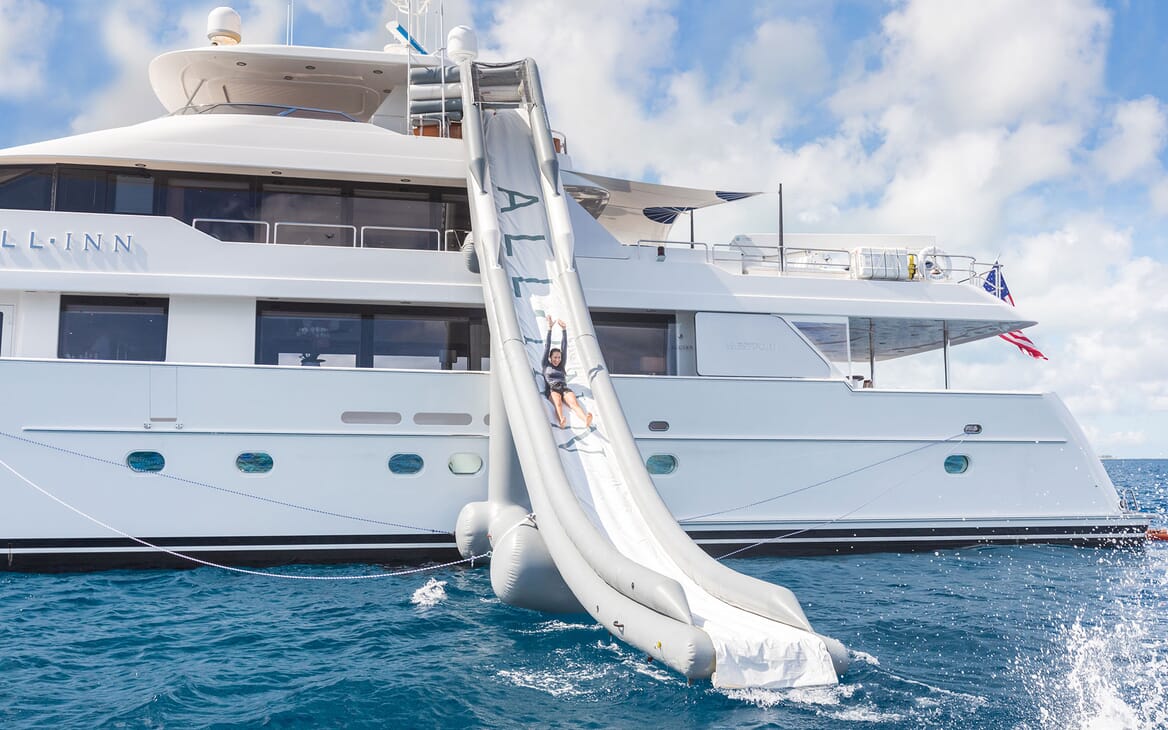 Motor Yacht ALL IN Inflatable Slide