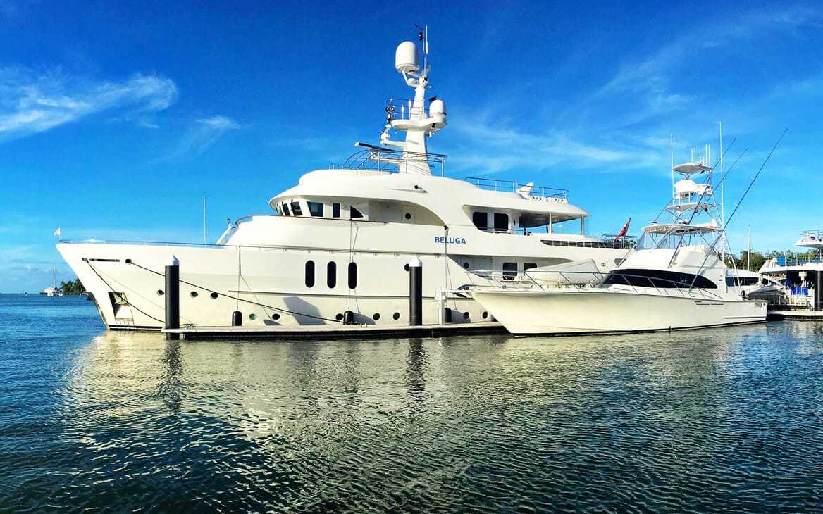 Motor Yacht Beluga moored