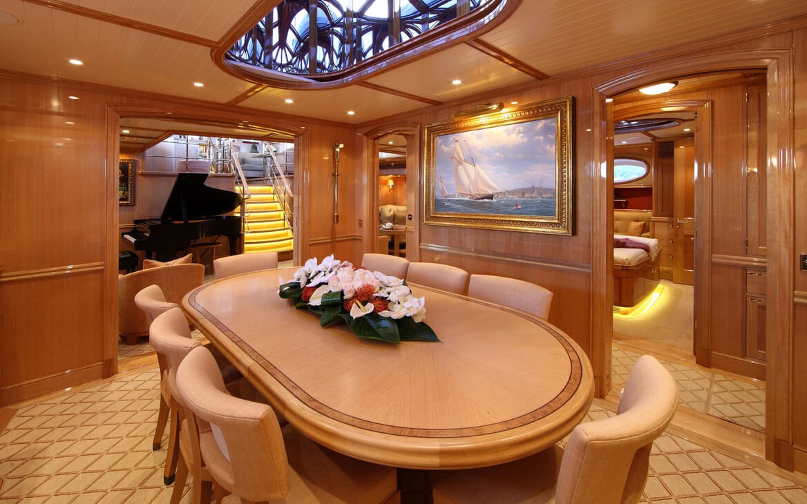 Sailing Yacht MARIE Dining Table